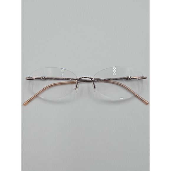 Airlock Accessories - AIRLOCK Forever 203 601 Rose Gold Womens Rimless Eyeglasse Frames Only 51-18-135